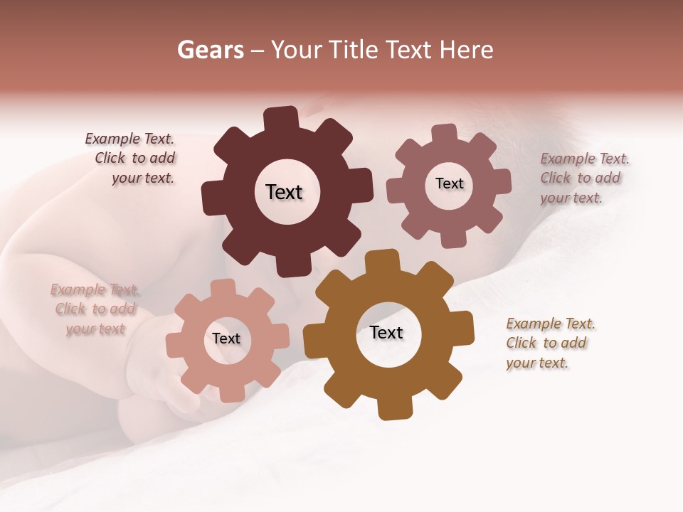 Innocent Little Person PowerPoint Template