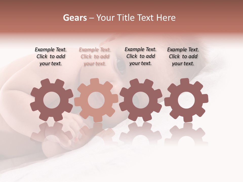 Innocent Little Person PowerPoint Template