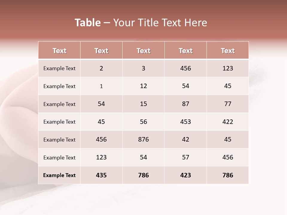 Innocent Little Person PowerPoint Template