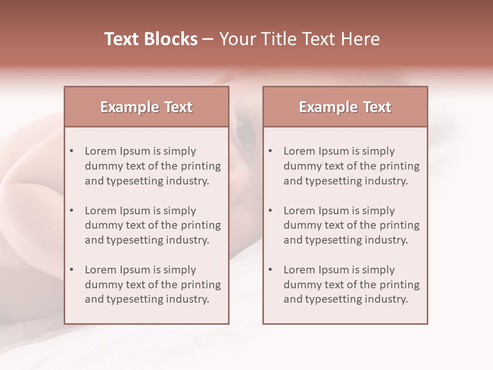 Innocent Little Person PowerPoint Template