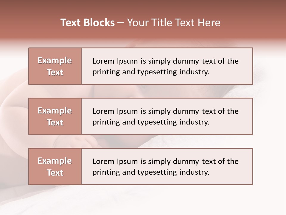 Innocent Little Person PowerPoint Template