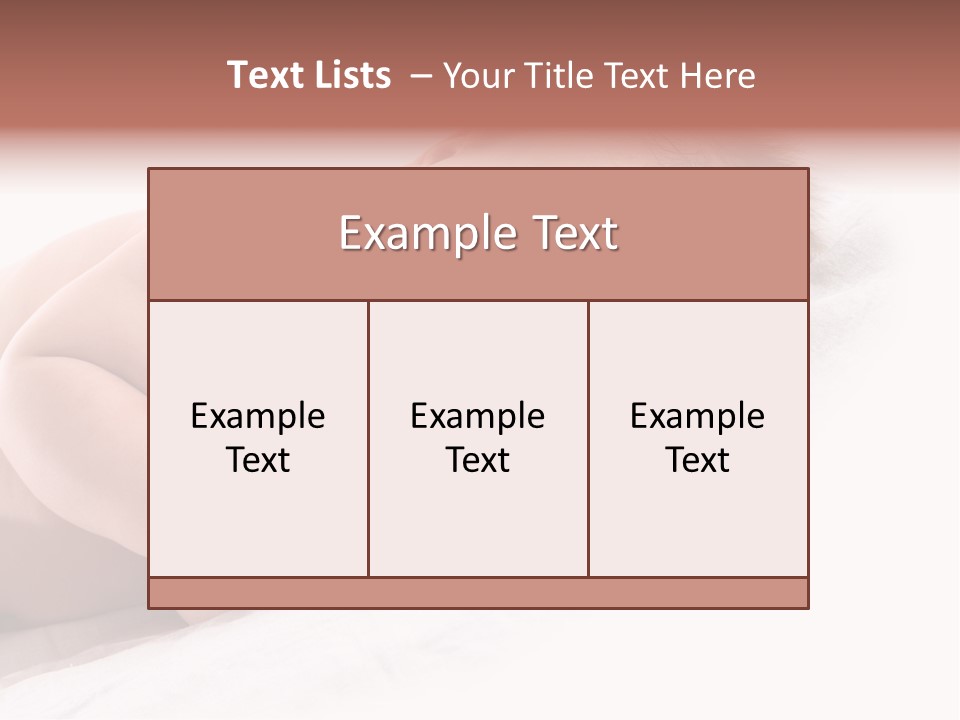 Innocent Little Person PowerPoint Template