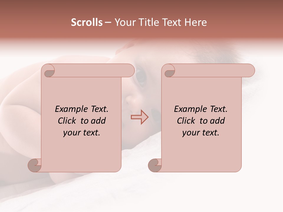 Innocent Little Person PowerPoint Template