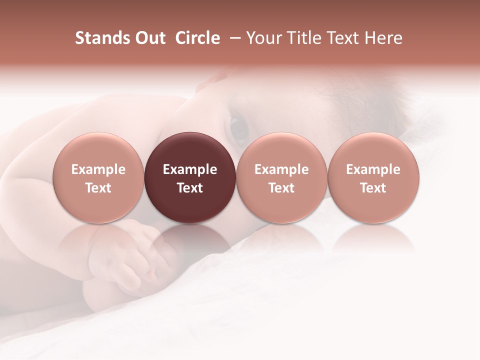 Innocent Little Person PowerPoint Template