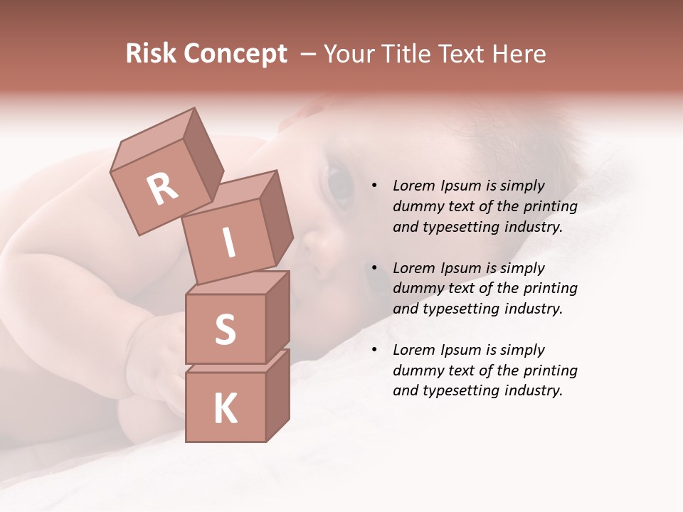 Innocent Little Person PowerPoint Template