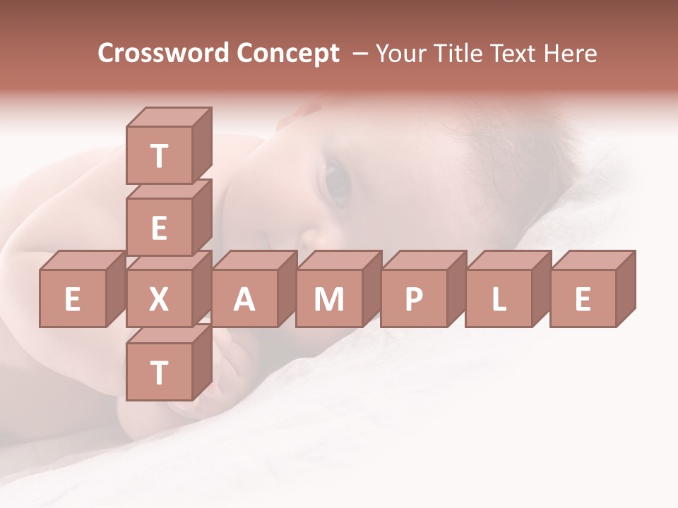 Innocent Little Person PowerPoint Template