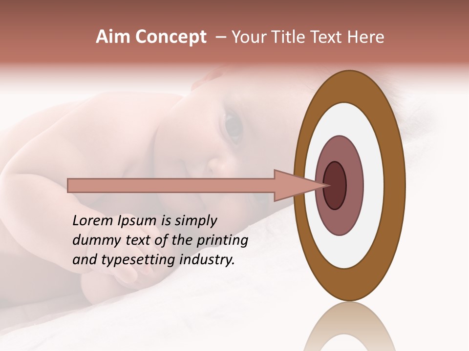 Innocent Little Person PowerPoint Template