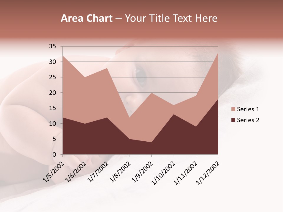 Innocent Little Person PowerPoint Template