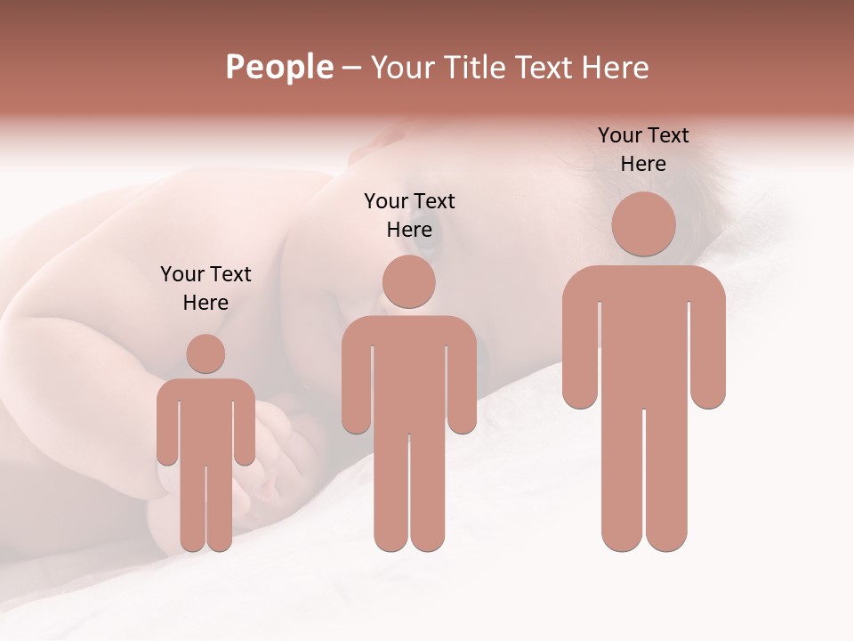 Innocent Little Person PowerPoint Template