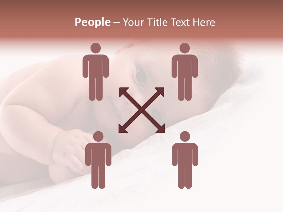 Innocent Little Person PowerPoint Template