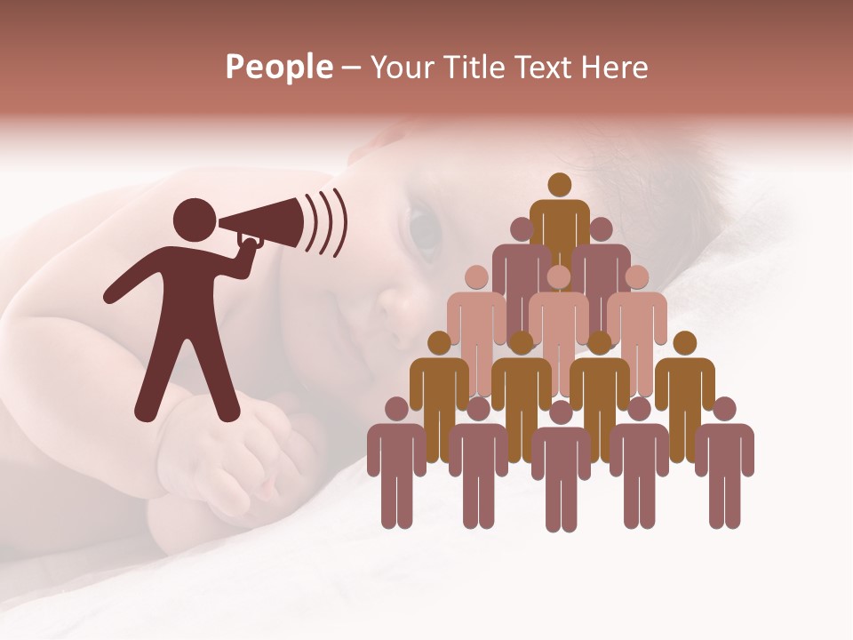 Innocent Little Person PowerPoint Template