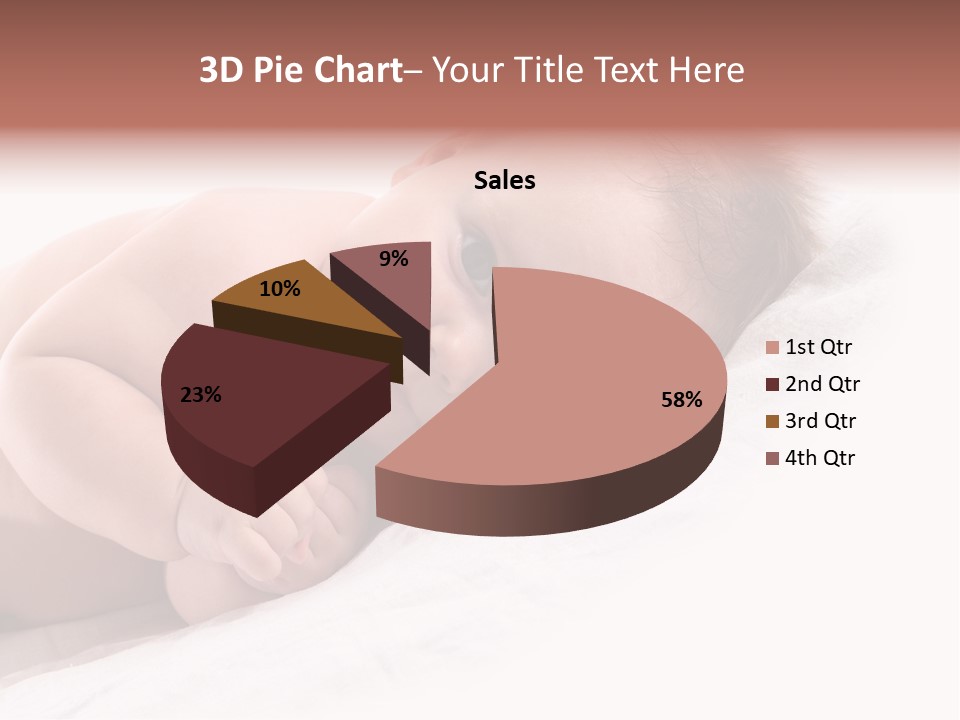 Innocent Little Person PowerPoint Template
