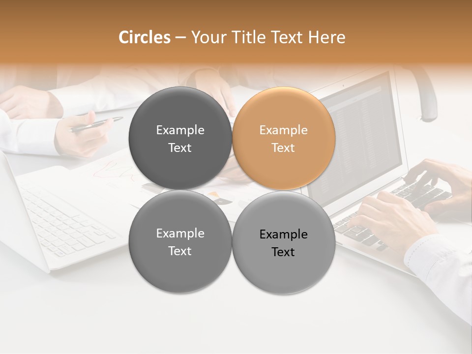Showing Chart Document PowerPoint Template