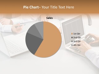 Showing Chart Document PowerPoint Template