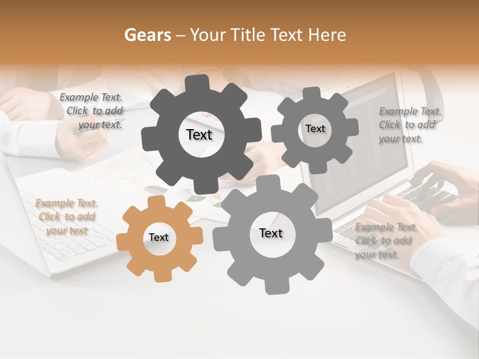 Showing Chart Document PowerPoint Template