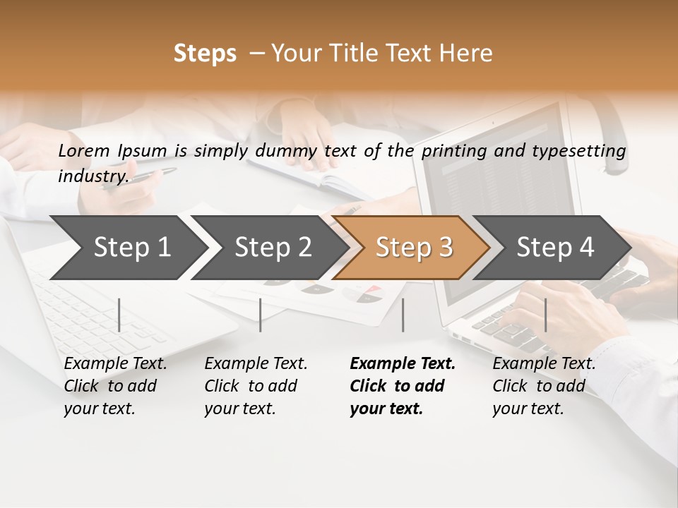 Showing Chart Document PowerPoint Template