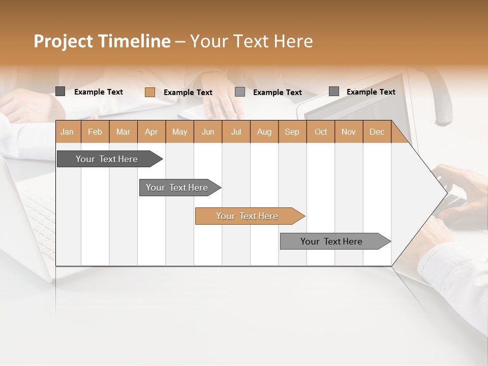 Showing Chart Document PowerPoint Template