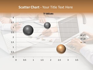 Showing Chart Document PowerPoint Template