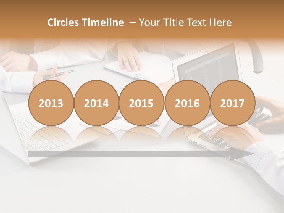 Showing Chart Document PowerPoint Template