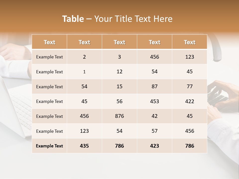 Showing Chart Document PowerPoint Template