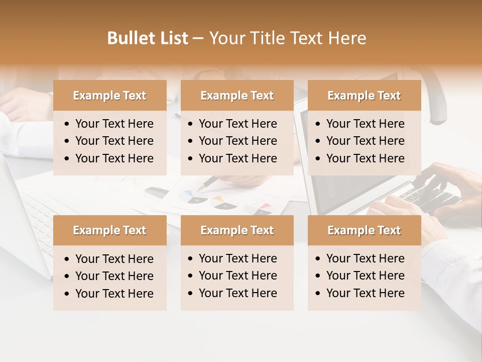 Showing Chart Document PowerPoint Template