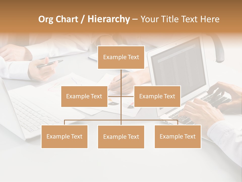 Showing Chart Document PowerPoint Template