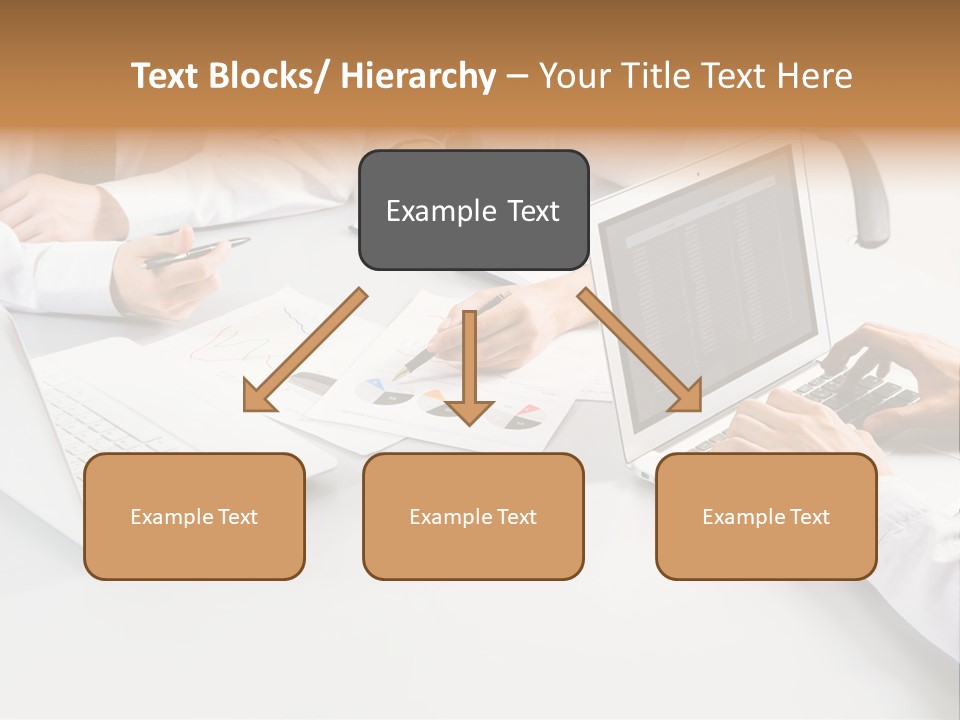 Showing Chart Document PowerPoint Template