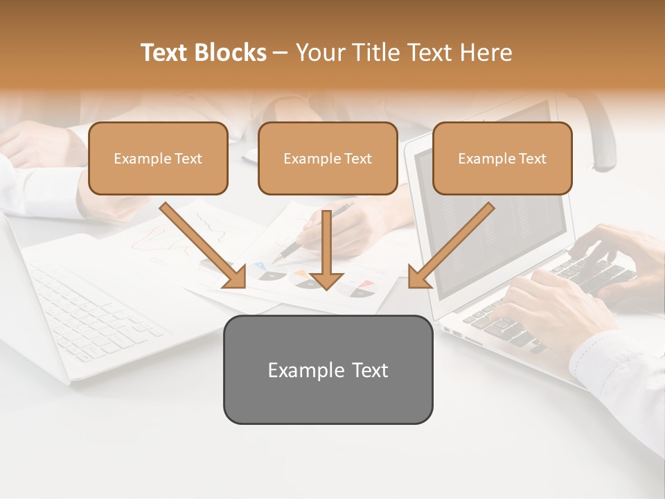 Showing Chart Document PowerPoint Template