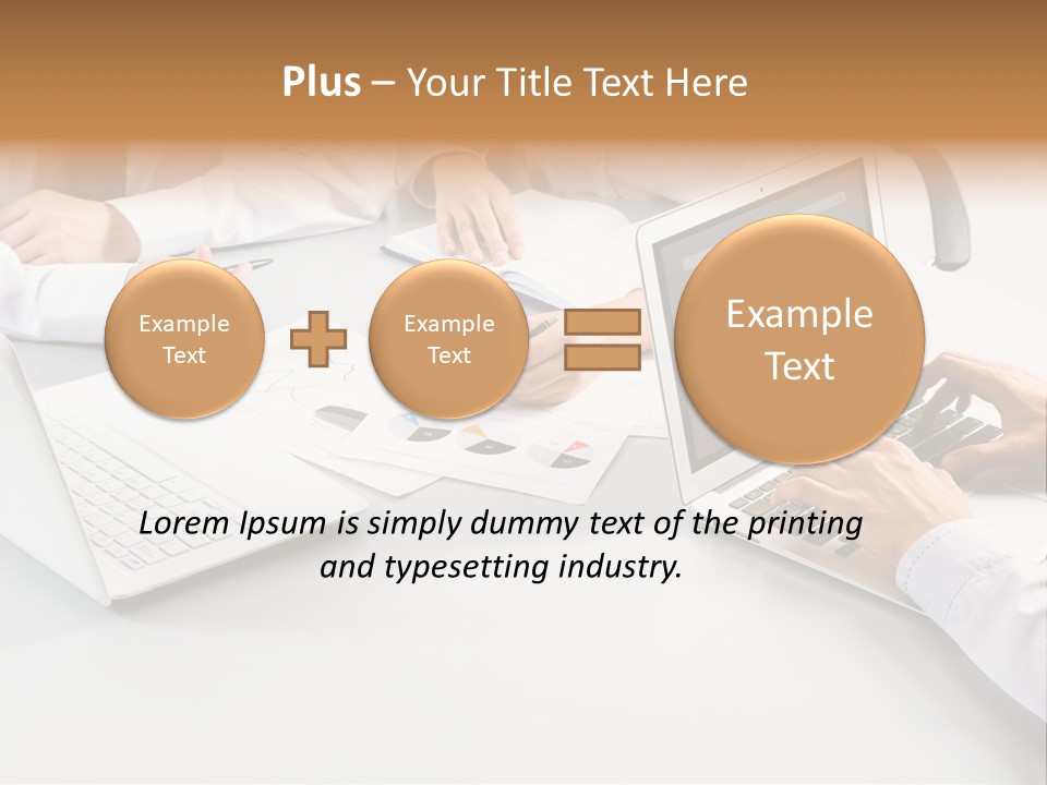 Showing Chart Document PowerPoint Template