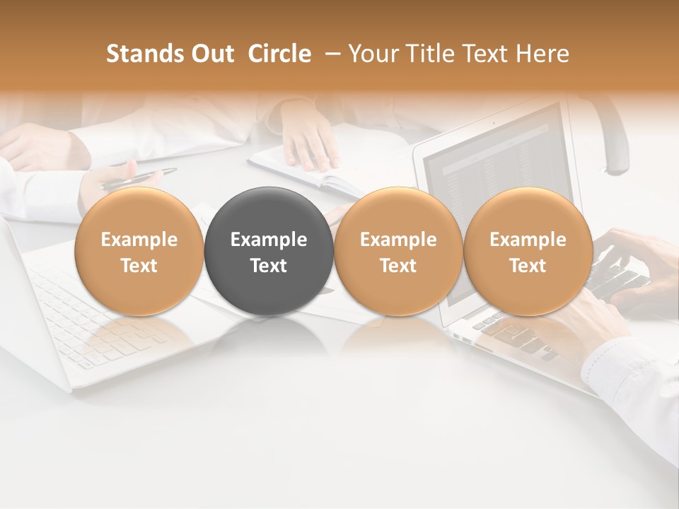 Showing Chart Document PowerPoint Template