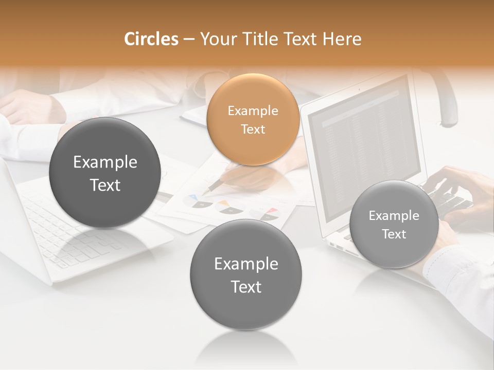 Showing Chart Document PowerPoint Template