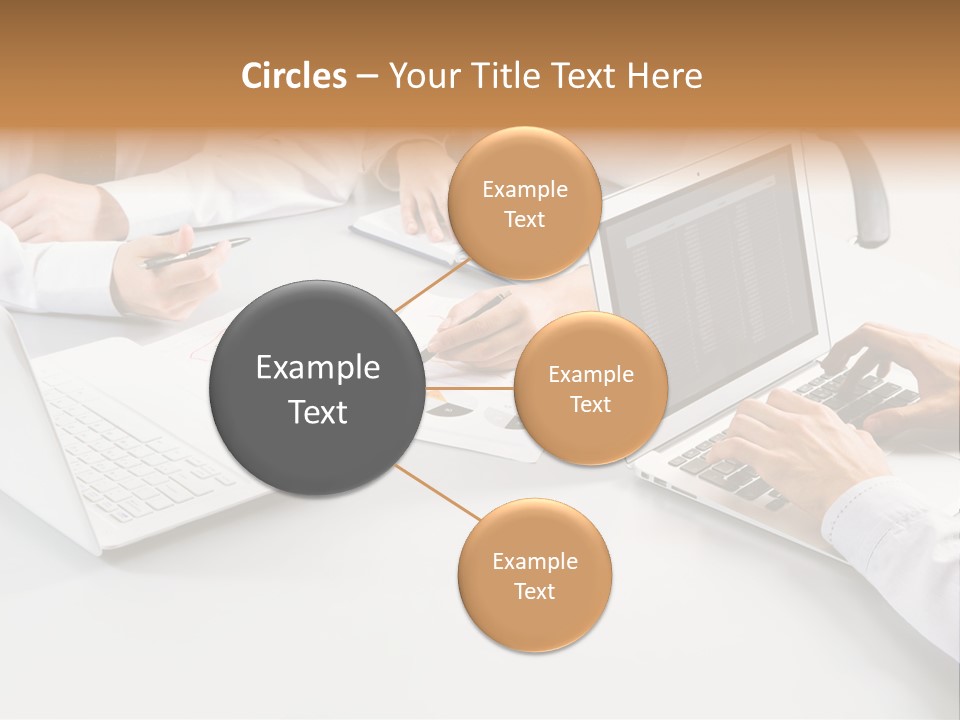Showing Chart Document PowerPoint Template