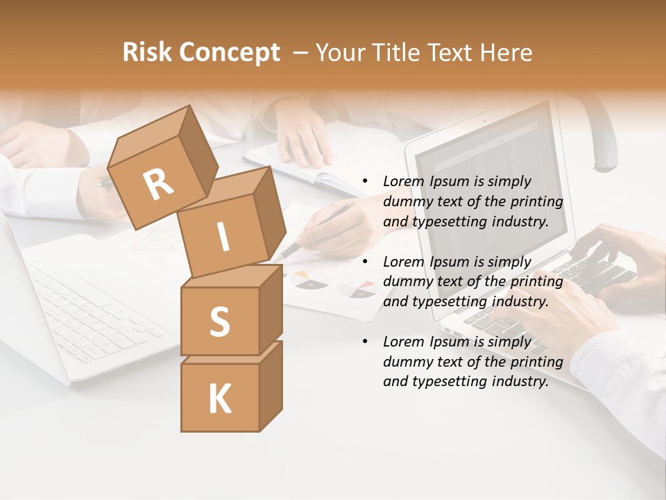 Showing Chart Document PowerPoint Template