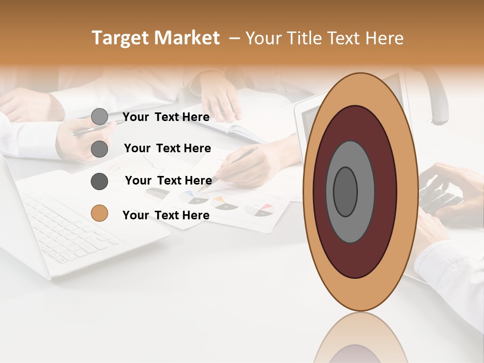 Showing Chart Document PowerPoint Template