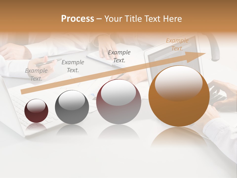 Showing Chart Document PowerPoint Template