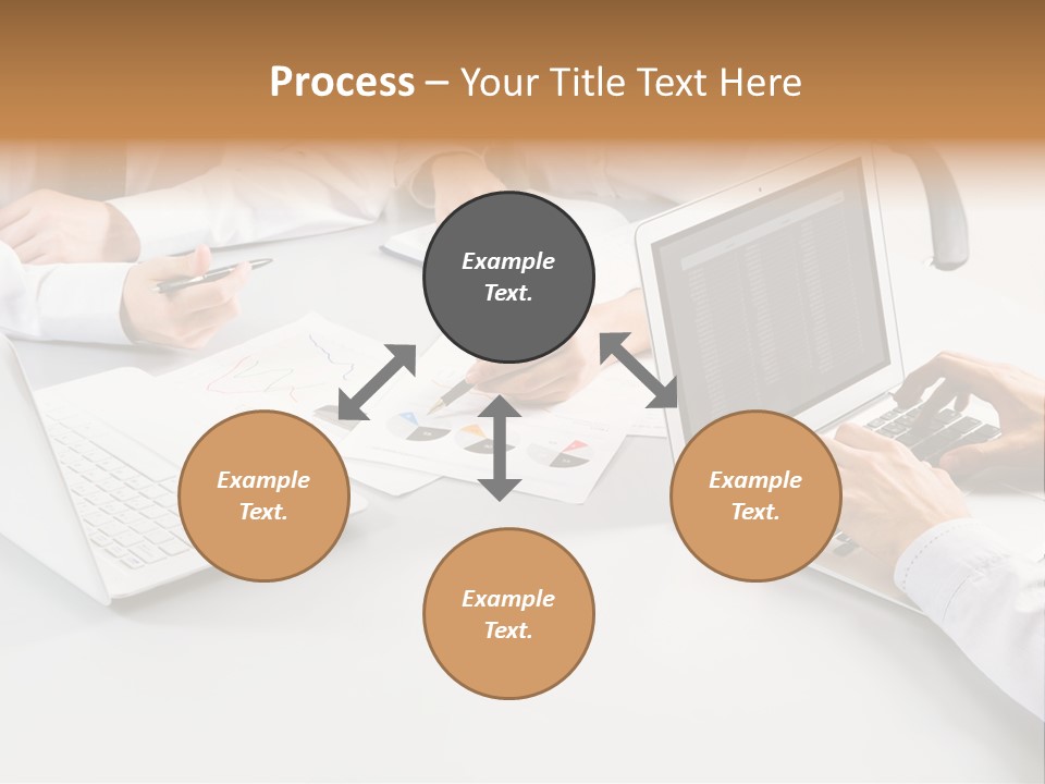 Showing Chart Document PowerPoint Template