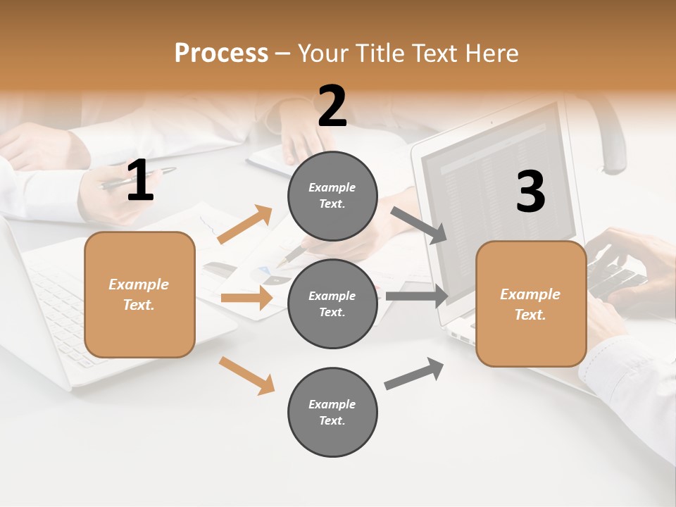 Showing Chart Document PowerPoint Template