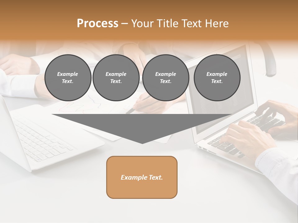 Showing Chart Document PowerPoint Template