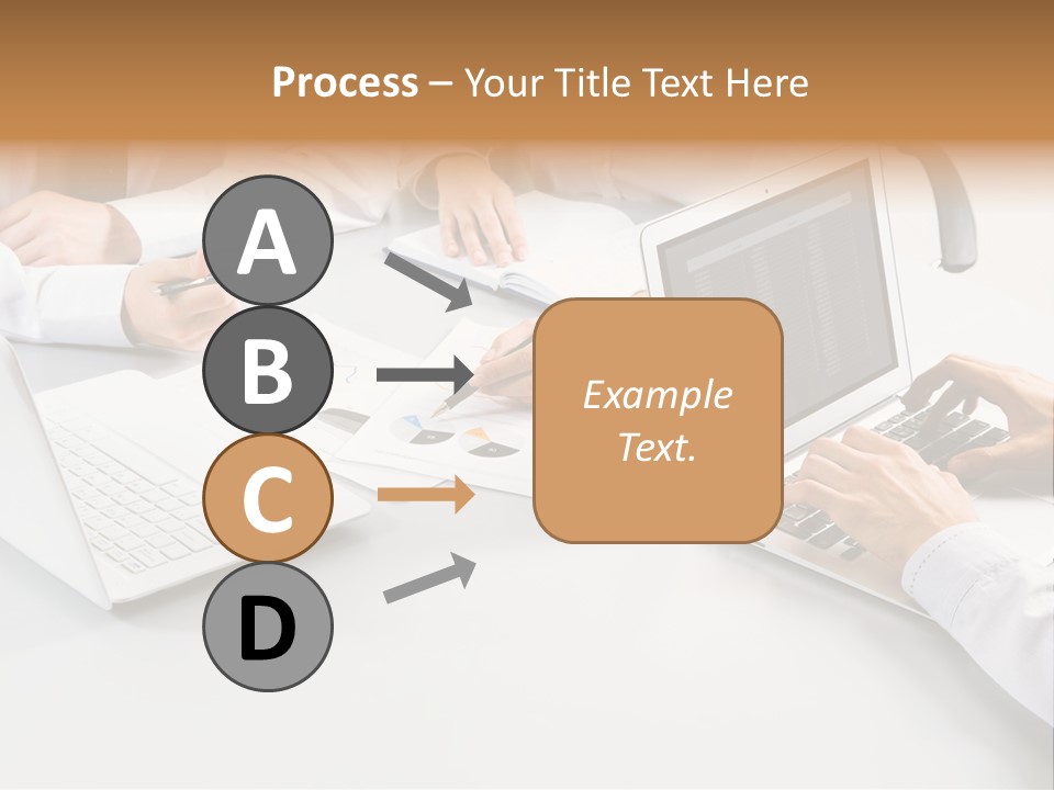 Showing Chart Document PowerPoint Template