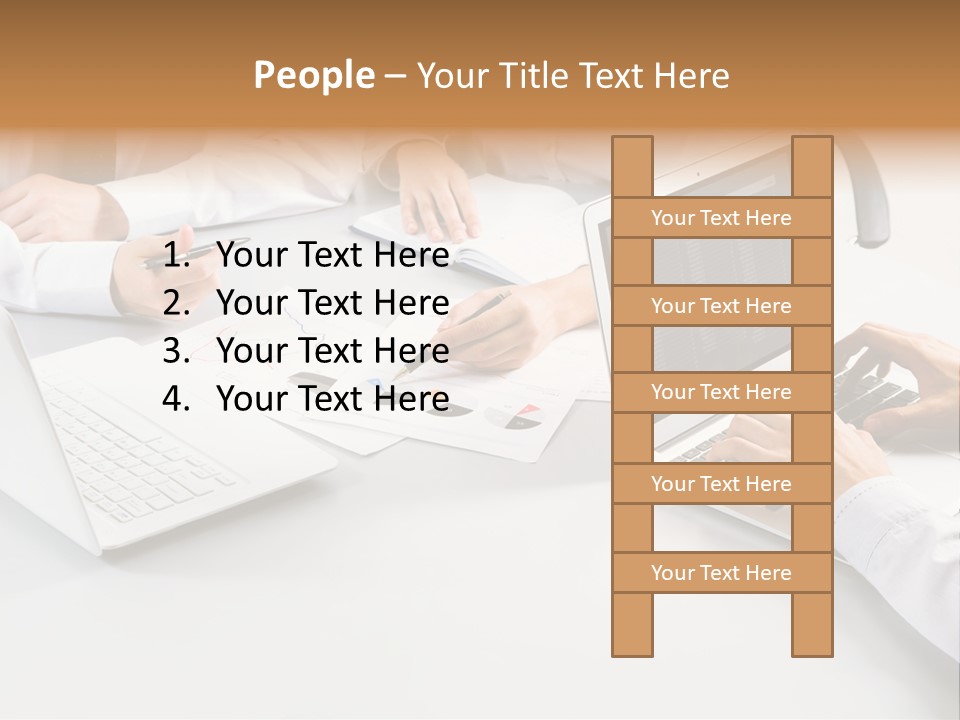 Showing Chart Document PowerPoint Template