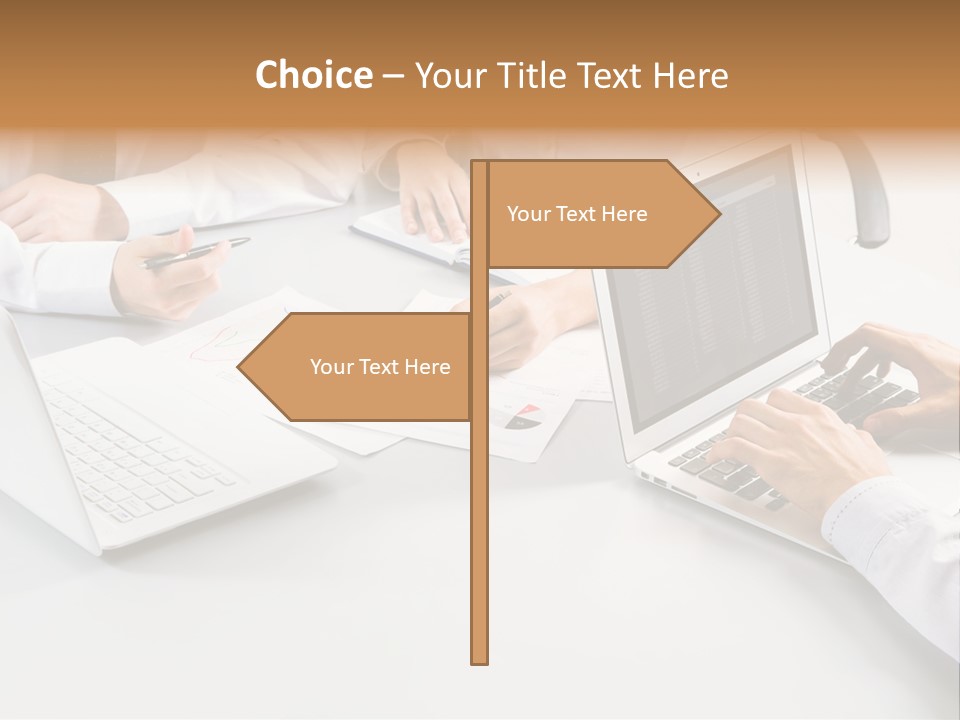 Showing Chart Document PowerPoint Template
