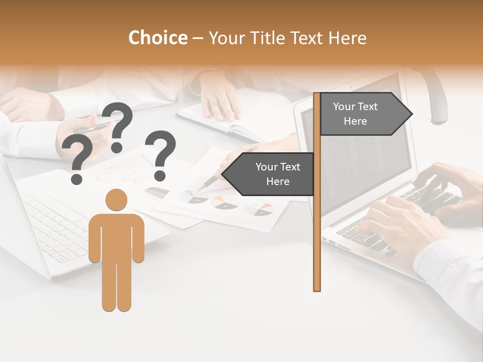 Showing Chart Document PowerPoint Template