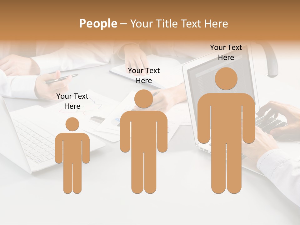 Showing Chart Document PowerPoint Template