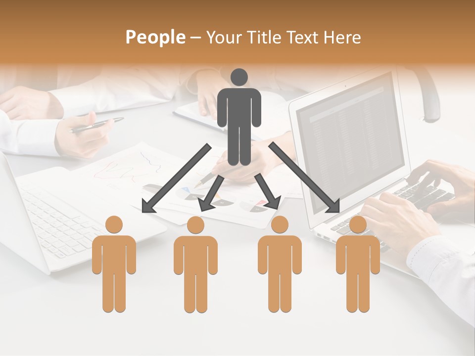 Showing Chart Document PowerPoint Template
