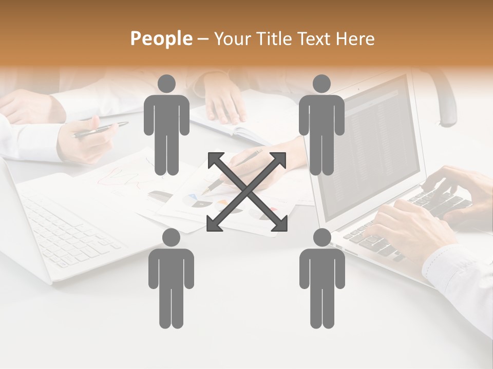 Showing Chart Document PowerPoint Template