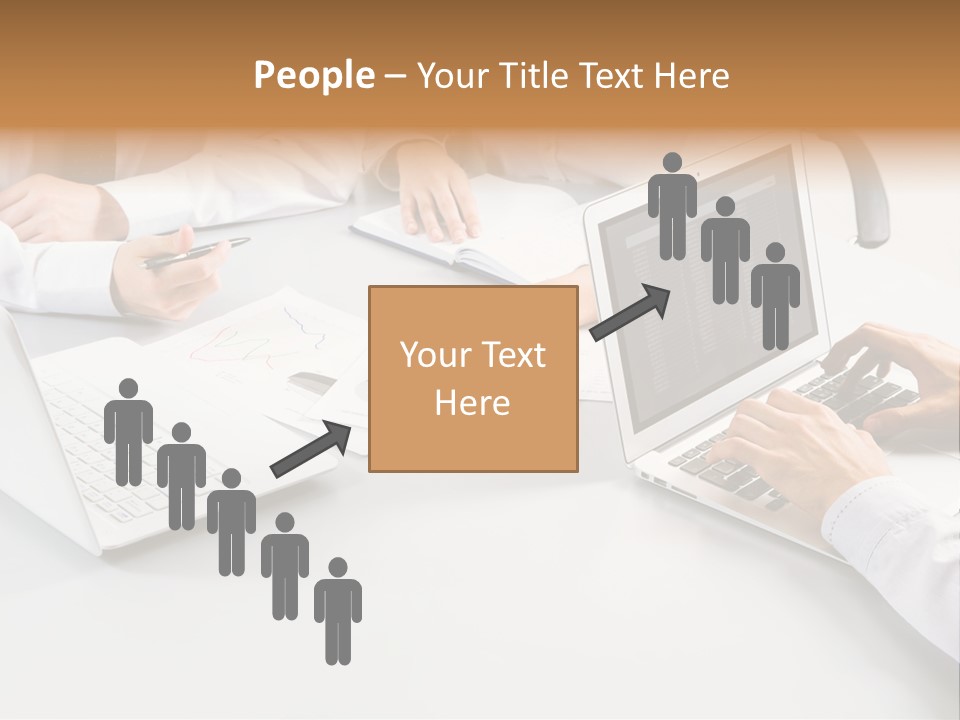 Showing Chart Document PowerPoint Template
