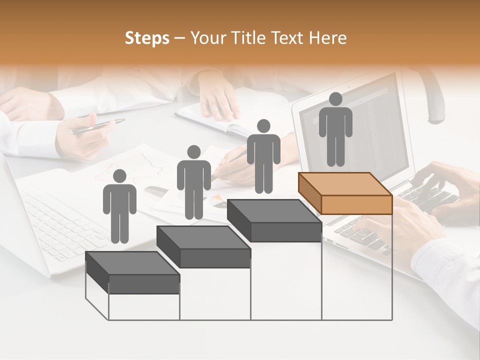 Showing Chart Document PowerPoint Template