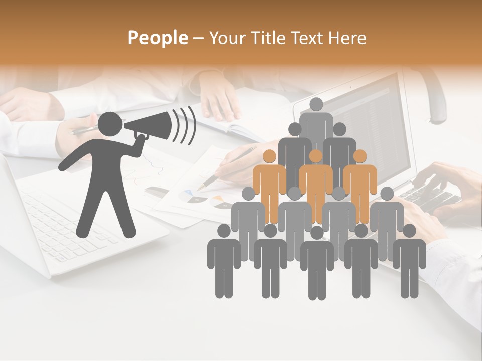 Showing Chart Document PowerPoint Template