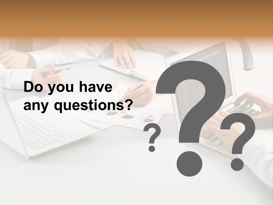 Showing Chart Document PowerPoint Template