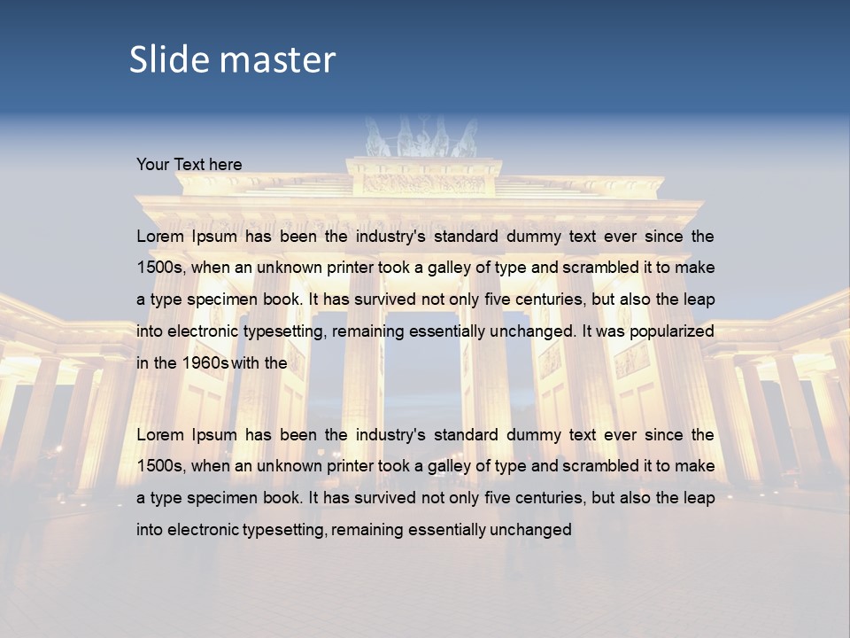 Migratory Birding Wing PowerPoint Template